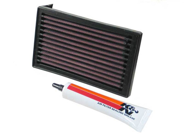 K&N 90-99 Yamaha XT600 600 / XT600E 600 / XTZ660 Tenere 660 Replacement Air Filter - YA-6090 for 1990 Yamaha XT600 - front vi