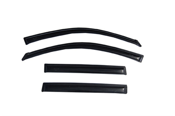 AVS 08-13 Toyota Highlander Ventvisor Outside Mount Window Deflectors 4pc - Smoke - 94063 for 2008-2013 Toyota Highlander - f