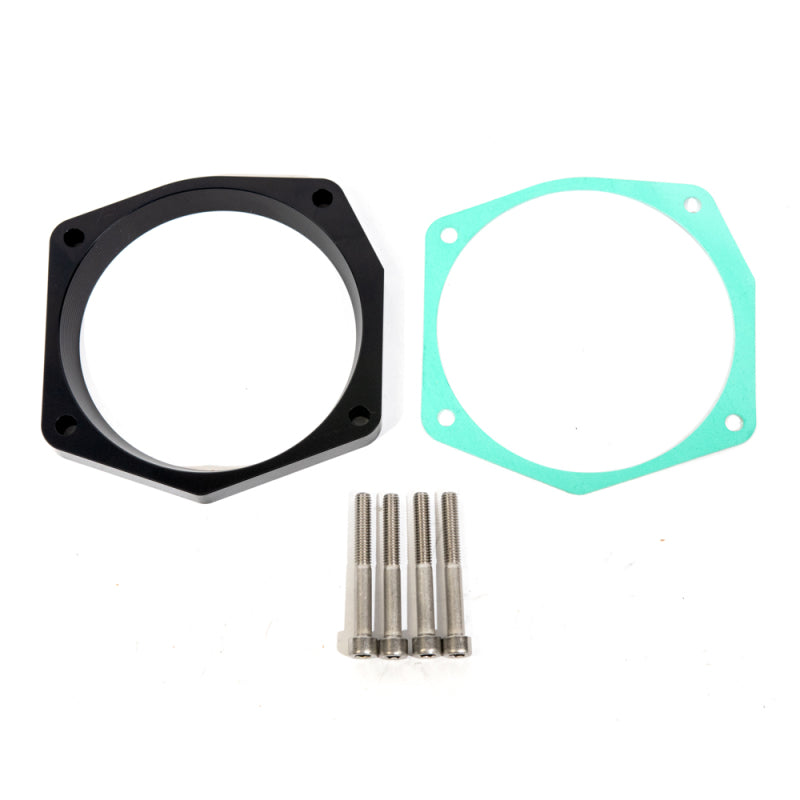 VMP Performance 105mm Throttle Body Adapter Plate Kit - Black Anodized - VMP-INA023