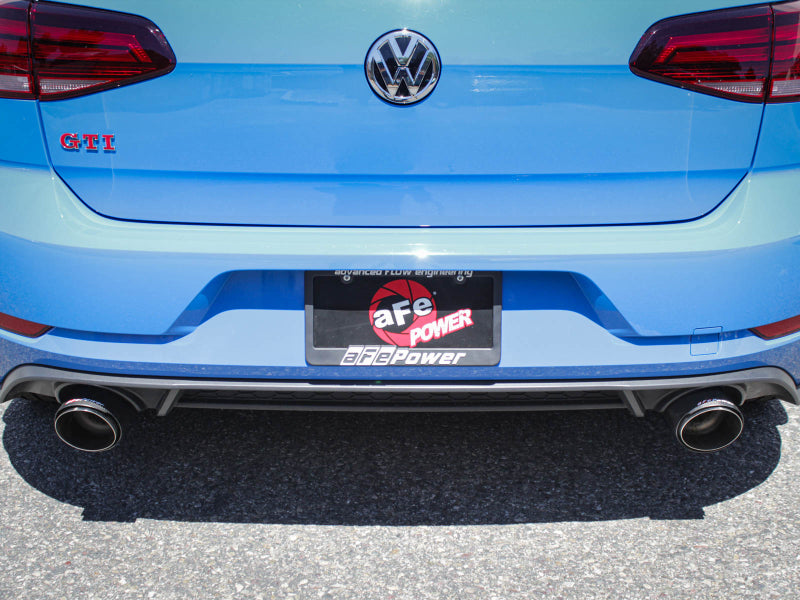 aFe MACHForce XP 3in-2.5in SS Exhaust Cat-Back 18-19 Volkswagen GTI (MK7.5) L4-2.0L (t) - Carbon - 49-36422-C