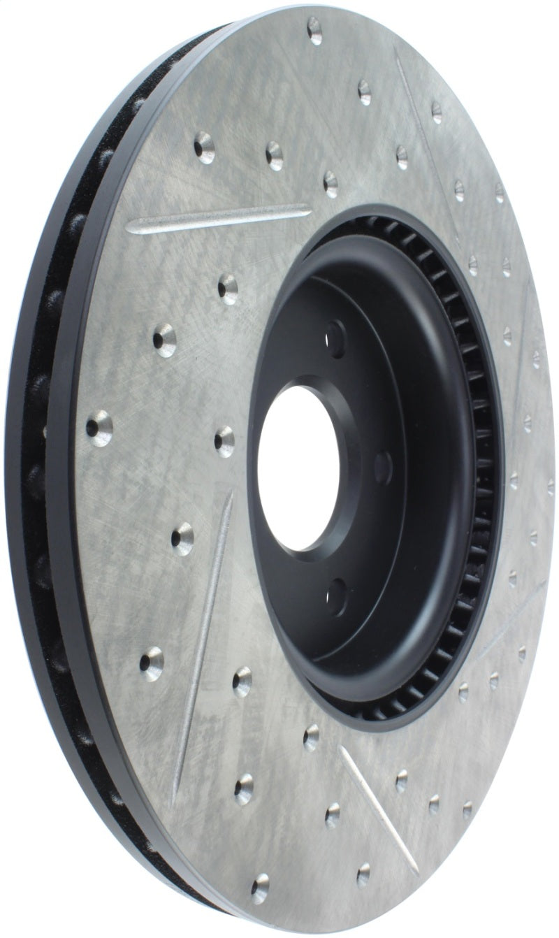 StopTech Slotted &amp; Drilled Sport Brake Rotor - 127.39038R