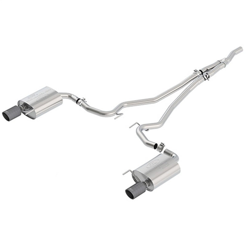 Ford Racing 2018 Mustang 2.3L Ecoboost Cat-Back Touring Exhaust System w/Carbon Fiber Tips