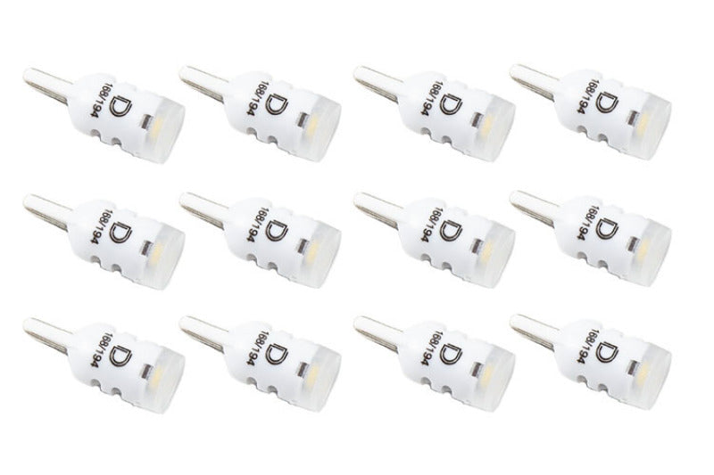 Diode Dynamics 194 LED Bulb HP3 LED Natural - White Set of 12 - DD0021TW