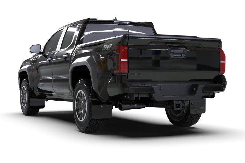 Rally Armor 2024 Toyota Tacoma Black UR Mud Flap w/ Red Logo - MF114-UR-BLK-RD