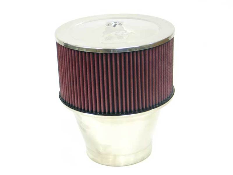 K&amp;N Marine 5.125in FLange ID x 9in OD x 10.5in H Round Straight Flame Arrestor - 59-1196