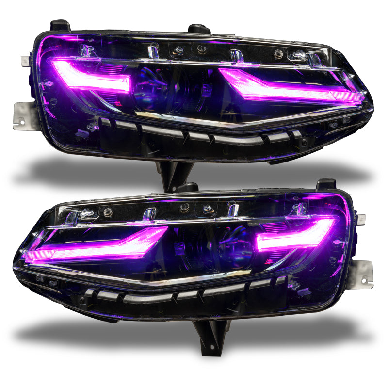 Oracle 19-21 Chevy Camaro LS/LT RGB+A Headlight DRL  Kit - ColorSHIFT w/ BC1 Controller SEE WARRANTY - 1418-335