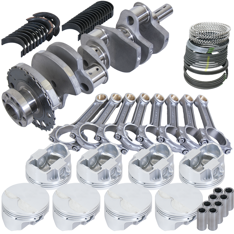Eagle Chevrolet 384 3.898 Bore 4.000in Stroke - 5CC Rotating Assembly Kit - B637003903 - front view