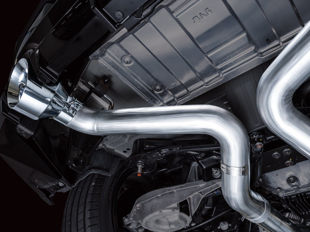 AWE 2023 Nissan Z RZ34 RWD Track Edition Catback Exhaust System w/ Chrome Silver Tips - 3020-32400