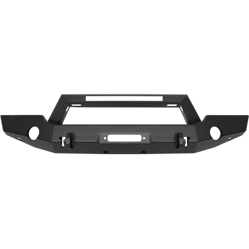 Westin 18-20 Jeep Wrangler WJ2 Full Width Front Bumper w/LED Light Bar Mount Textured Black - 59-80125