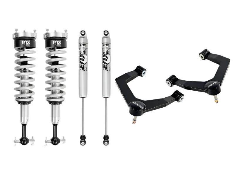 Cognito 19-24 Chevy Silv/Sierra 1500 4WD 1in Perf Ball Joint Leveling Kit w/ Fox PS Coilover 2.0 IFP