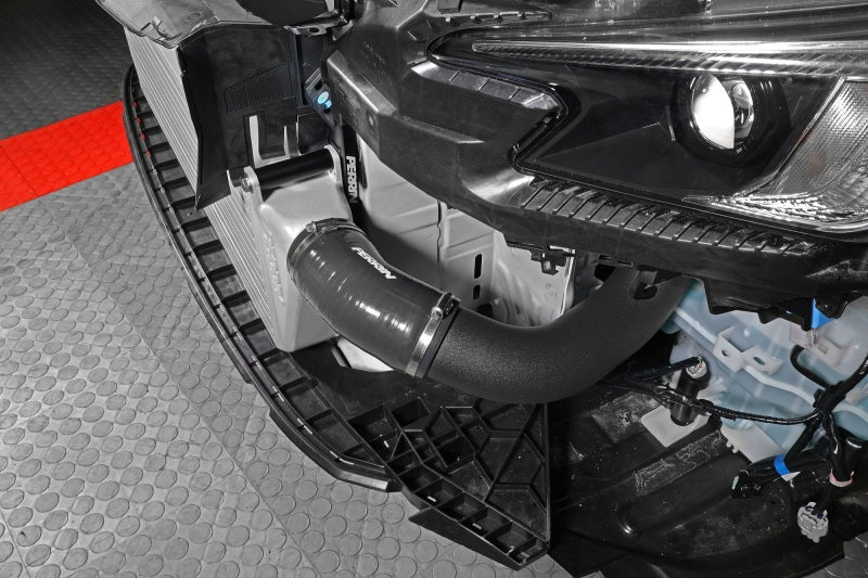 Perrin 22-23 Subaru WRX Front Mount Intercooler Kit (Black Tubes &amp; Silver Core) - PSP-ITR-441SL/BK