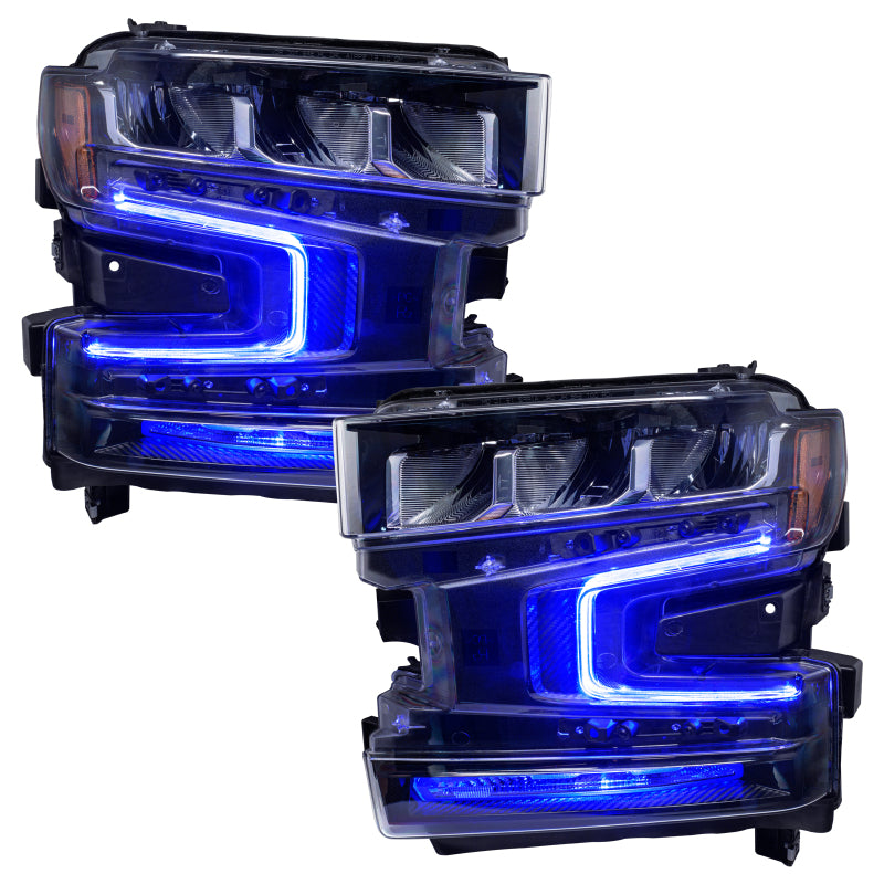 Oracle 19-21 Chevy Silverado 1500 RGB+W Headlight DRL  Kit - ColorSHIFT w/o Controller SEE WARRANTY - 1441-334