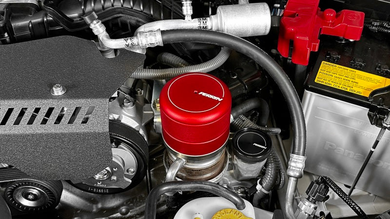 Perrin 2015+ Subaru WRX/STI Oil Filter Cover - Red - PSP-ENG-716RD