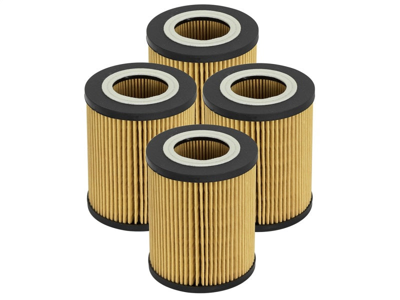 aFe Pro GUARD D2 Oil Filter 96-06 BMW Gas Cars L6 (4 Pack) - 44-LF022-MB