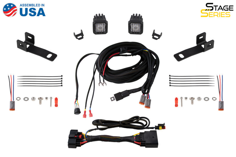 Diode Dynamics 15-20 Ford F-150 C2 Pro Stage Series Reverse Light Kit - DD7172 for 2015-2020 Ford F 150 - angle view