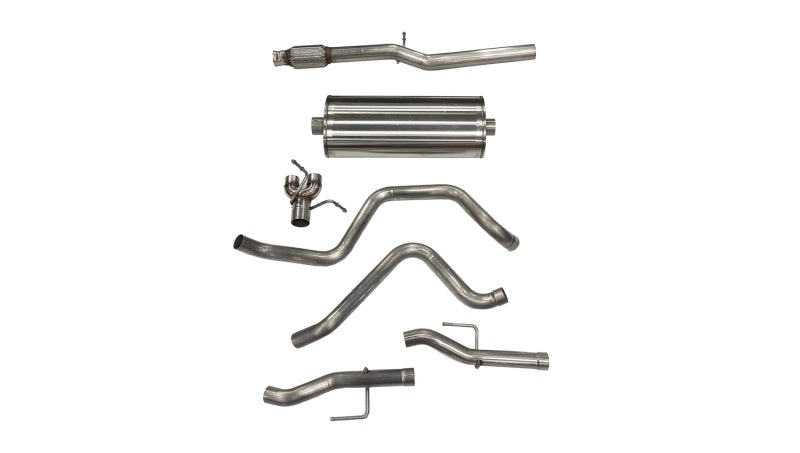 Corsa 19-23 Chevy Silverado /GMC Sierra 6.2L Crew Cab Stnd Bed (157in) CatBack Dual Rear No Tip - 21034