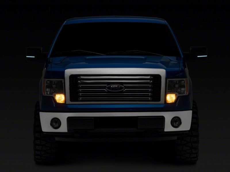 Raxiom 09-14 Ford F-150 Axial Series White LED Mirror Turn Signal- Smoked - T556986