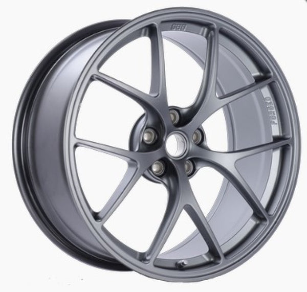BBS FI 20x10.75 5x114.3 ET56 CB67 Titanium Wheel -82mm PFS/Clip Req - FI026TI by BBS