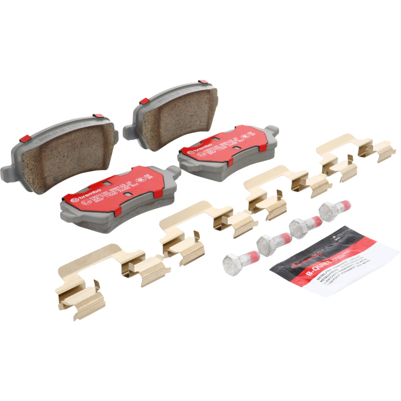 Brembo 13-15 Land Rover LR2 Xtra Ceramic OE Equivalent Pad - Rear - P86021NX