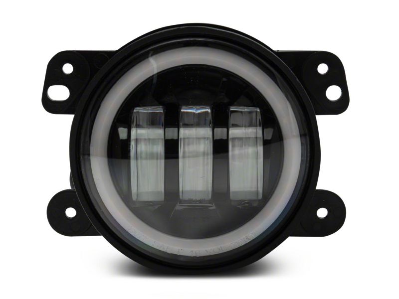 Raxiom 07-23 Jeep Wrangler JK &amp; JL Axial Series Halo LED Fog Lights- Amber - J130812