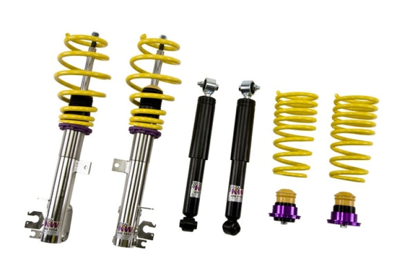 KW Coilover Kit V1 Fiat 500 500C (312) *US MODEL ONLY* - 10240025 for 2012-2019 Fiat 500 - front view