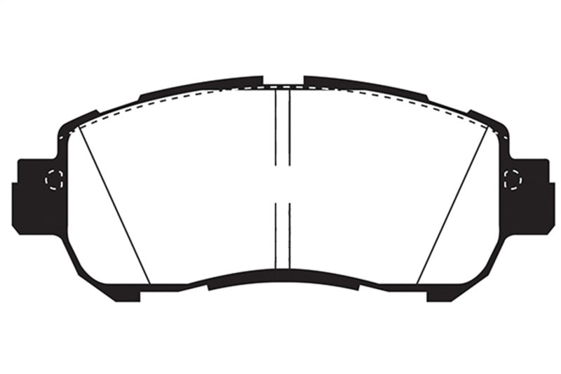 EBC 2018+ Nissan Kicks 1.6L Yellowstuff Front Brake Pads - DP42346R