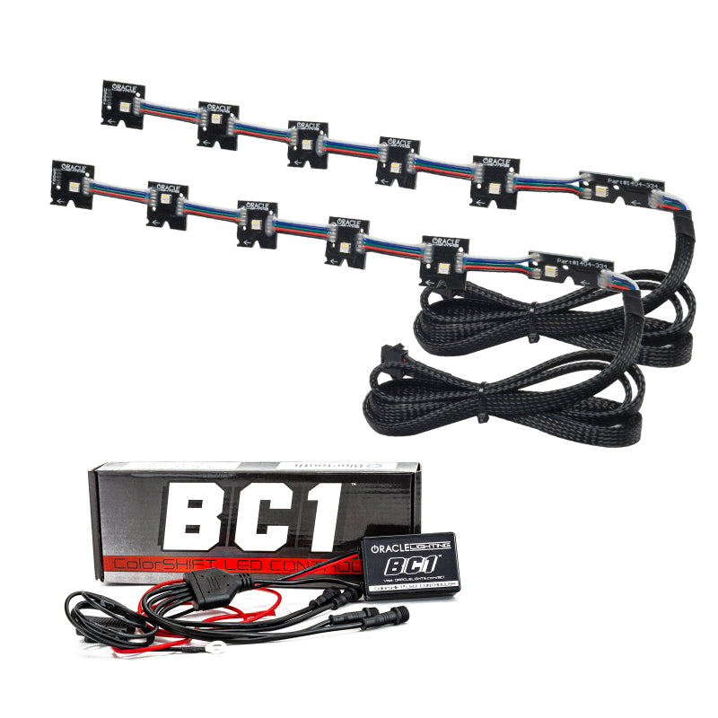 Oracle 14-21 Infiniti Q50 RGB+W Headlight Halo Upgrade Kit - ColorSHIFT w/ BC1 Cntrl SEE WARRANTY - 1404-335