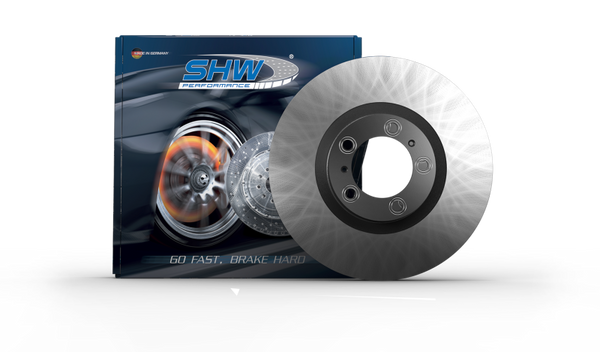SHW 01-06 BMW M3 3.2L Rear Smooth Monobloc Brake Rotor (34212229379) - BRX33791 for 2001-2006 BMW M3 - front view