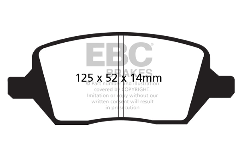 EBC 04-05 Buick Terraza 3.5 FWD Greenstuff Rear Brake Pads - DP61737