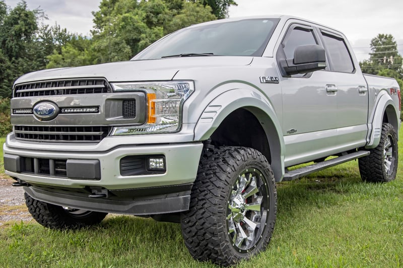 Rough Country - Fender Flares - SF1 - D1 Stone Gray - Ford F-150 2WD/4WD (2018-2020) - F-F318201-D1
