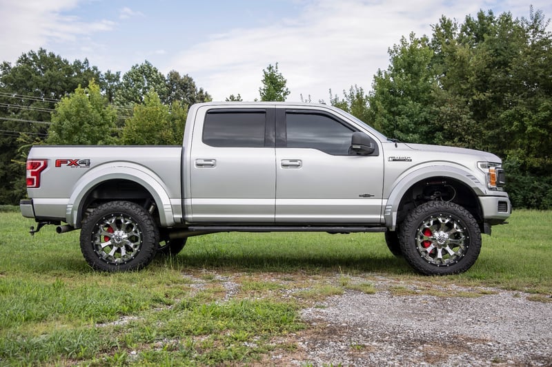 Rough Country - Fender Flares - SF1 - D1 Stone Gray - Ford F-150 2WD/4WD (2018-2020) - F-F318201-D1