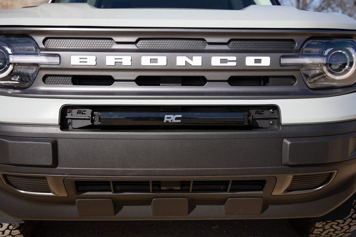 Rough Country - 20 Inch Black Series LED Light Bar - Single Row - 70720BL by Rough Country - installed view