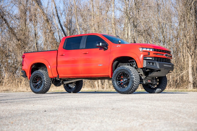 Rough Country 95 Series Wheel/One-Piece/Gloss Black/20x10/6x5.5/-18mm - 95201812 by Rough Country - rear view