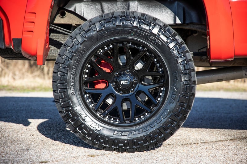 Rough Country 95 Series Wheel/One-Piece/Gloss Black/20x10/6x5.5/-18mm - 95201812 by Rough Country - additional view