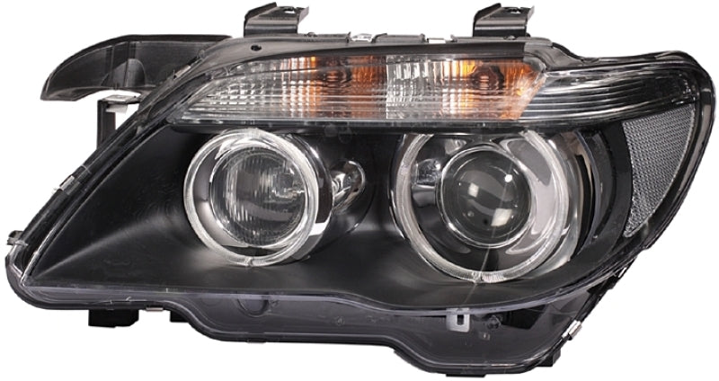 Hella 02-07 BMW 7 Series Bi-Xenon Headlight Left Clear Turn Signal - 009044531