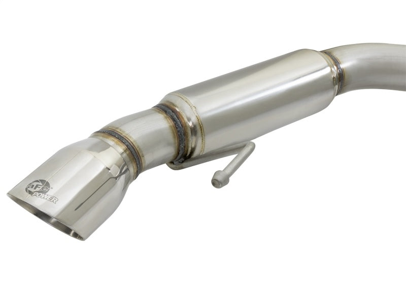 aFe MACHForce XP 3in Aggressive Toned Cat-Back Exhausts w/ Polished Tips 15-17 Ford Mustang V6/V8 - 49-33088-P