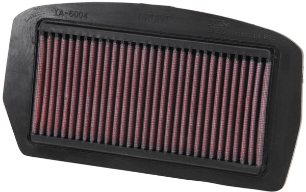 K&N 04-09 Yamaha FZ6 600 / 04-07 FZ6 Fazer 600 / 07-08 FZ6 Fazer S2 600 Replacement Air Filter - YA-6004 for 2004-2009 Yamaha