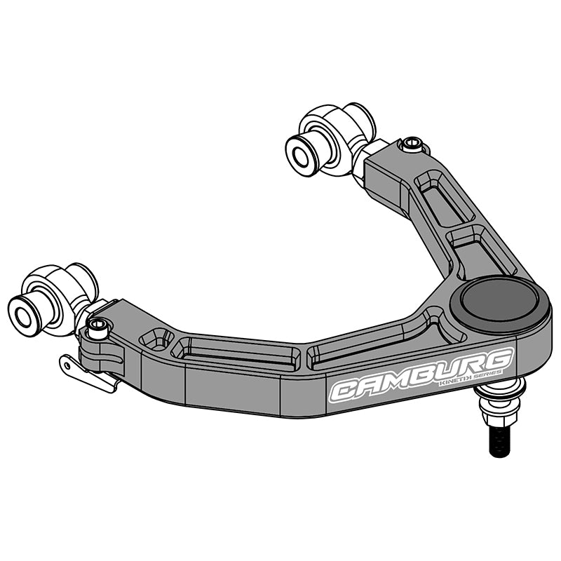 Camburg Ford Raptor 17-23 KINETIK V2 Performance Billet Uniball Upper Arms (Red) - CAM-110233-RED