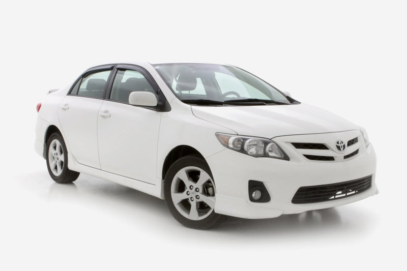 AVS 09-13 Toyota Corolla Ventvisor In-Channel Front &amp; Rear Window Deflectors 4pc - Smoke - 194073