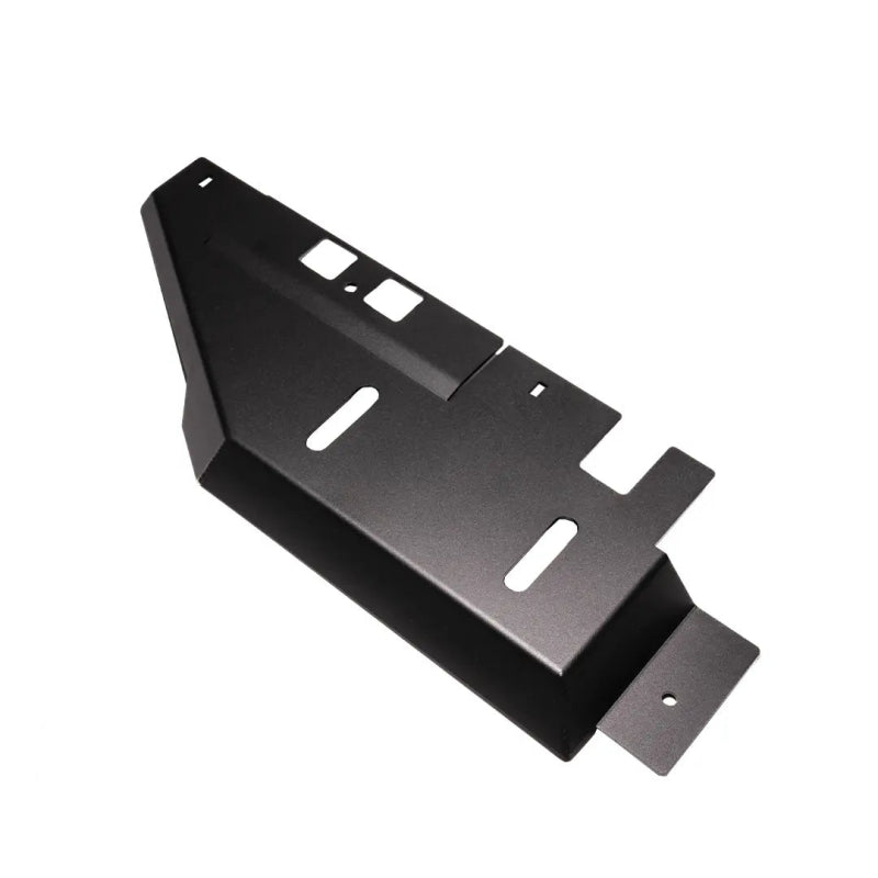 Cali Raised 2024+ Toyota Tacoma Transfer Case Skid Plate - Hybrid / Aluminum / Powder Coat - CR4319 - front view
