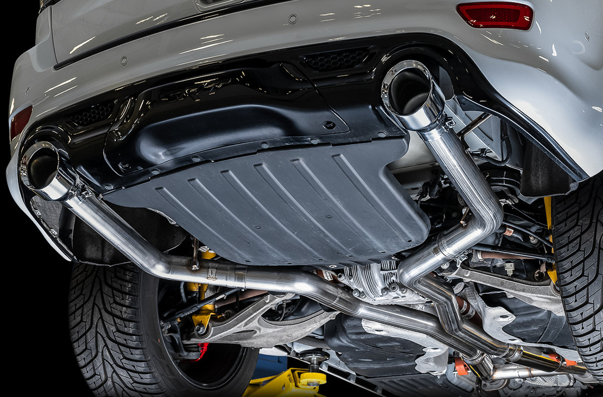 AWE Tuning 2020 Jeep Grand Cherokee SRT Track Edition Exhaust - Chrome Silver Tips - 3020-32061