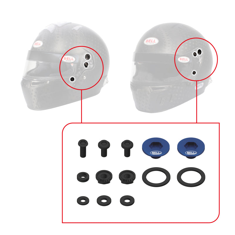 Bell SV (SE07/SE077/SE06) Pivot Kit - Pink - 2020078