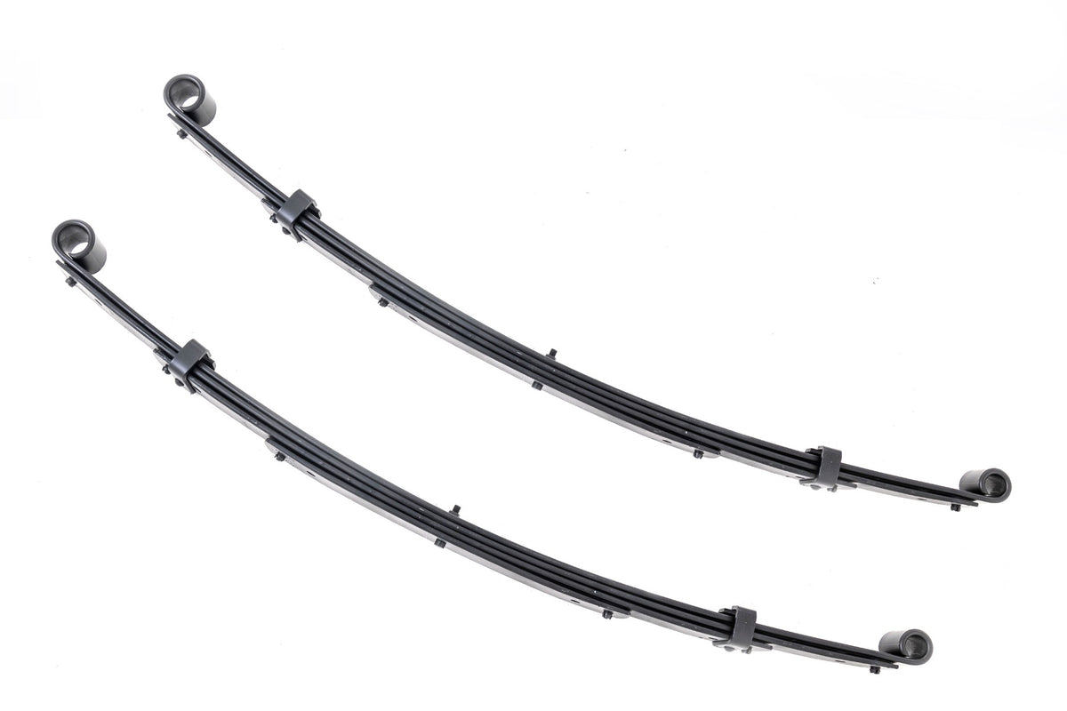 Rough Country - Front Leaf Springs - 2" Lift - Pair - Chevy/GMC C10/K10 Truck & SUV/K5 Blazer (73-91) - 8000Kit