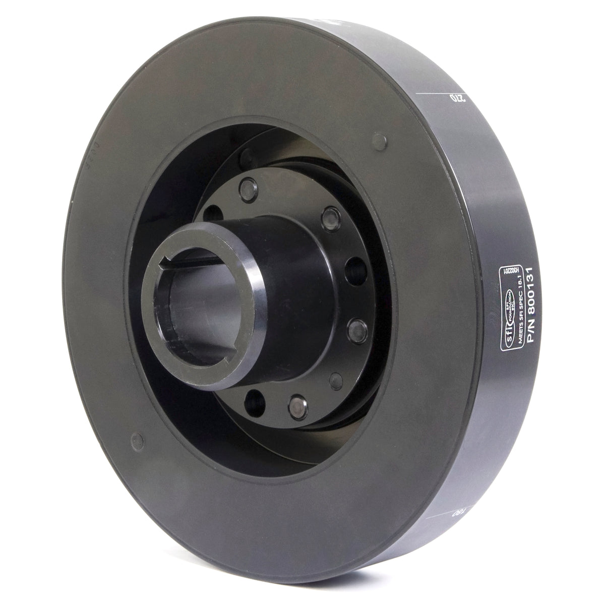 Fluidampr Chevy 396-427 CID V8 w/ one 3/16 and one 1/4 key slot Steel Internally Balanced Damper - 800131