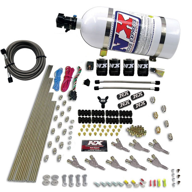 Nitrous Express Vortech Nozzle Nitrous Kit w/10lb Bottle - 80016-10