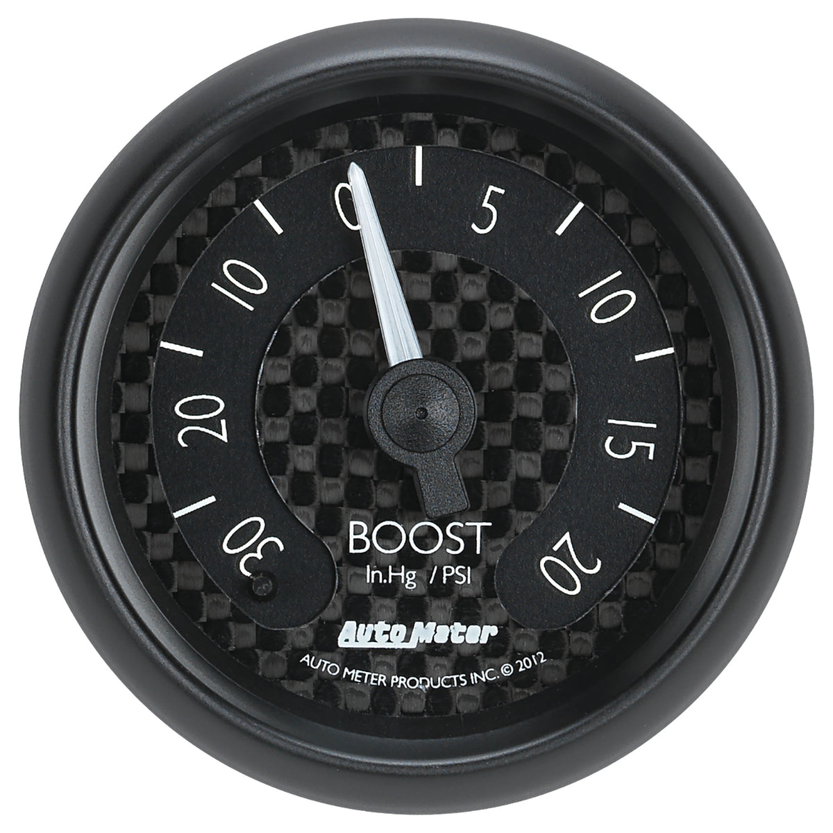 Autometer GT Series 52mm Mechanicl 30 In Hg/20 psi Vacuum/Boost Gauge - 8001