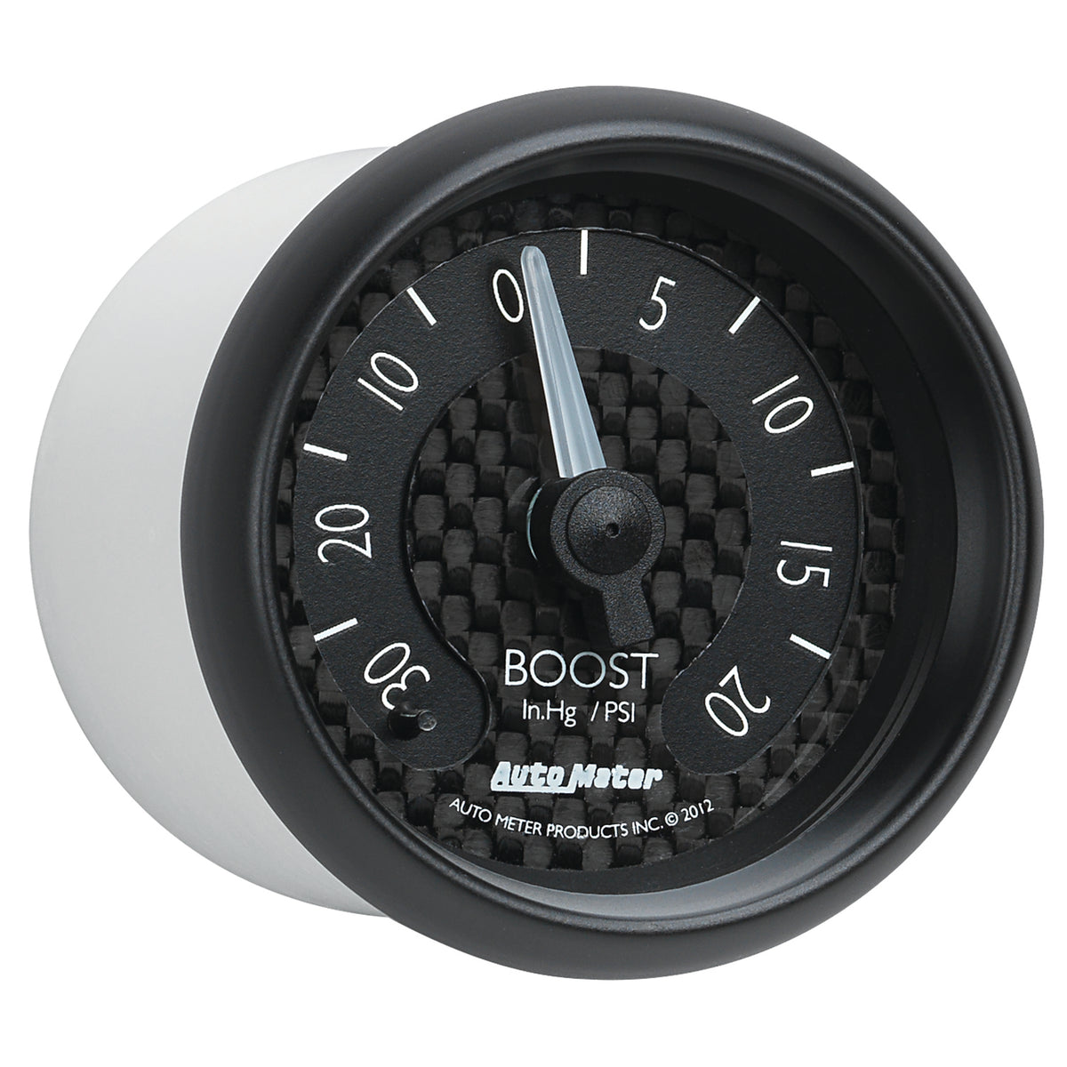 Autometer GT Series 52mm Mechanicl 30 In Hg/20 psi Vacuum/Boost Gauge - 8001