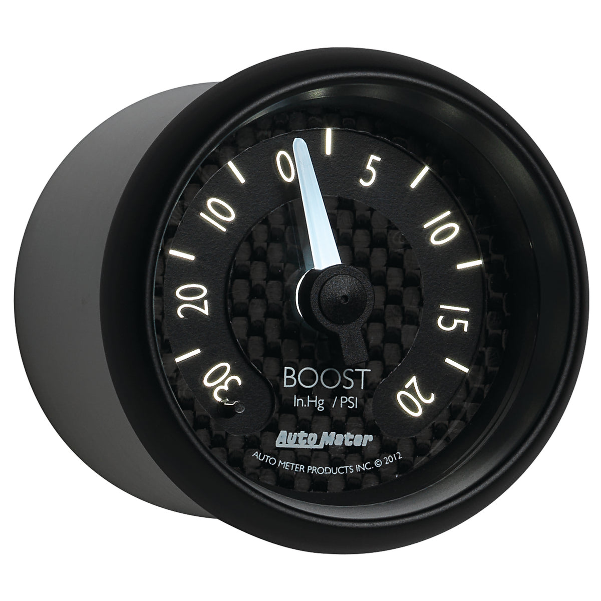 Autometer GT Series 52mm Mechanicl 30 In Hg/20 psi Vacuum/Boost Gauge - 8001