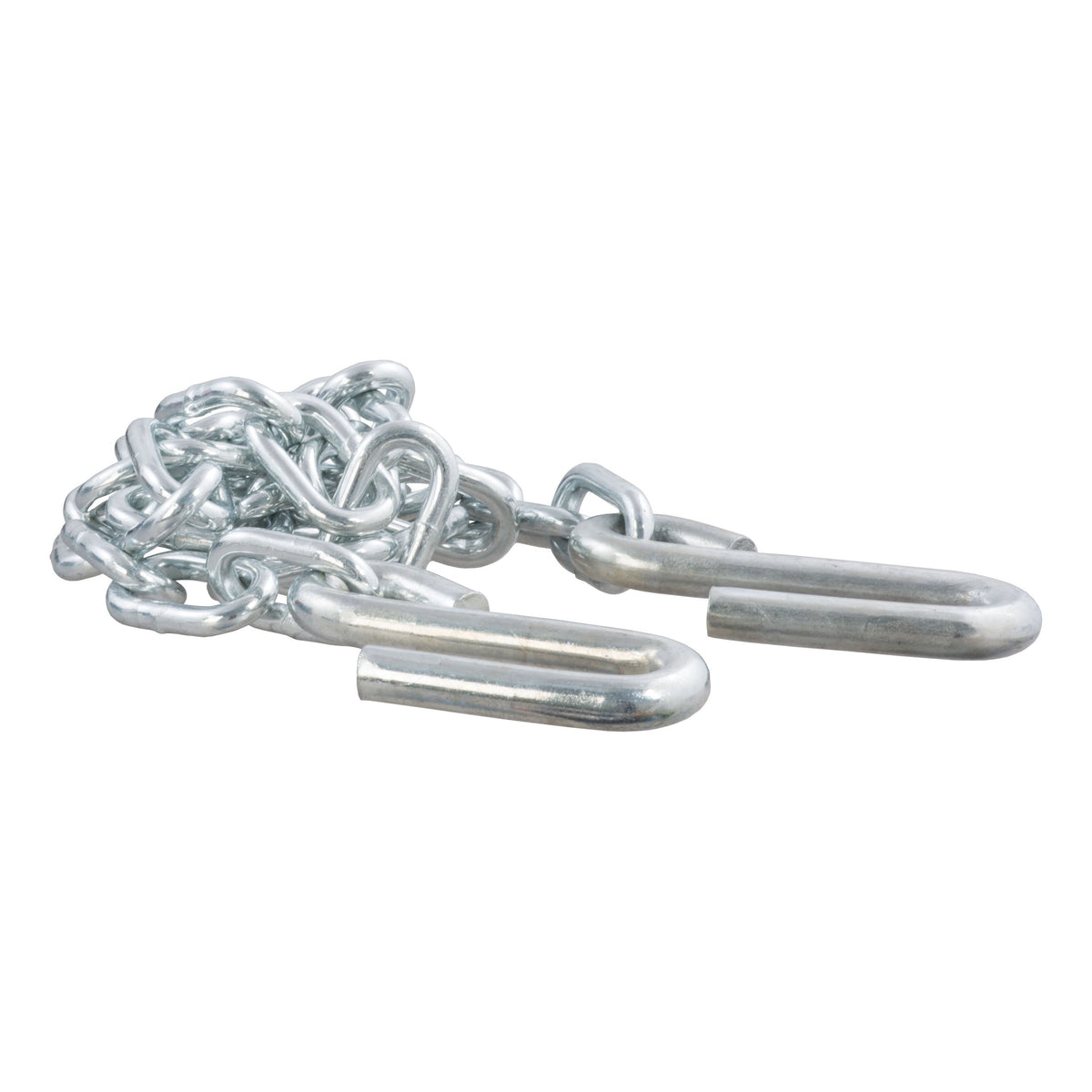 CURT 80030 48-Inch Trailer Safety Chain with 7/16-In S-Hooks, 5,000 lbs Break Strength