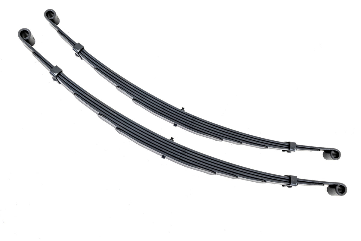 Rough Country - Front Leaf Springs - 4" Lift - Pair - Dodge/Plymouth Trailduster (74-81)/W100 Truck (70-89) - 8003Kit